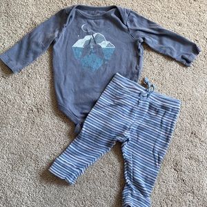 Narwhal baby outfit